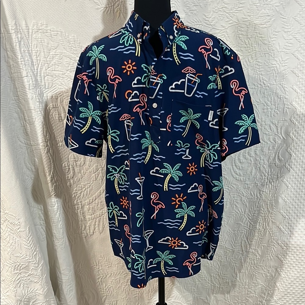 Chubbies Friday Shirt The Neon Lights, size large